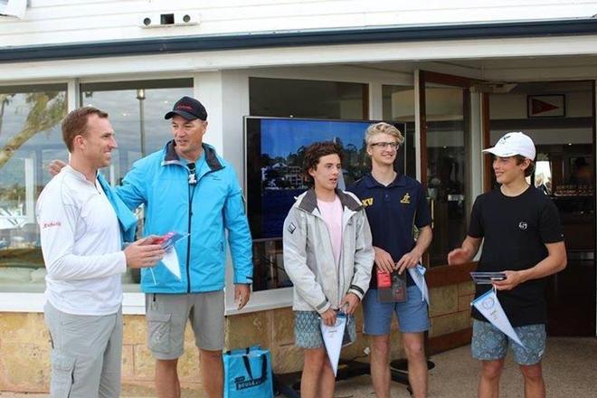 Winning team - RFBYC Sailing Institute Etchells Regatta 2017 © Warren Drew